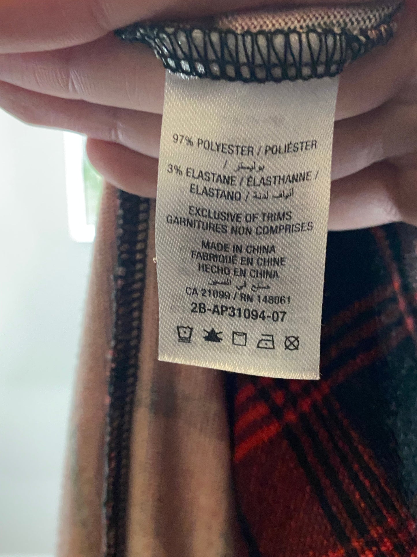 Ardene's Plaid Vest - Size Small