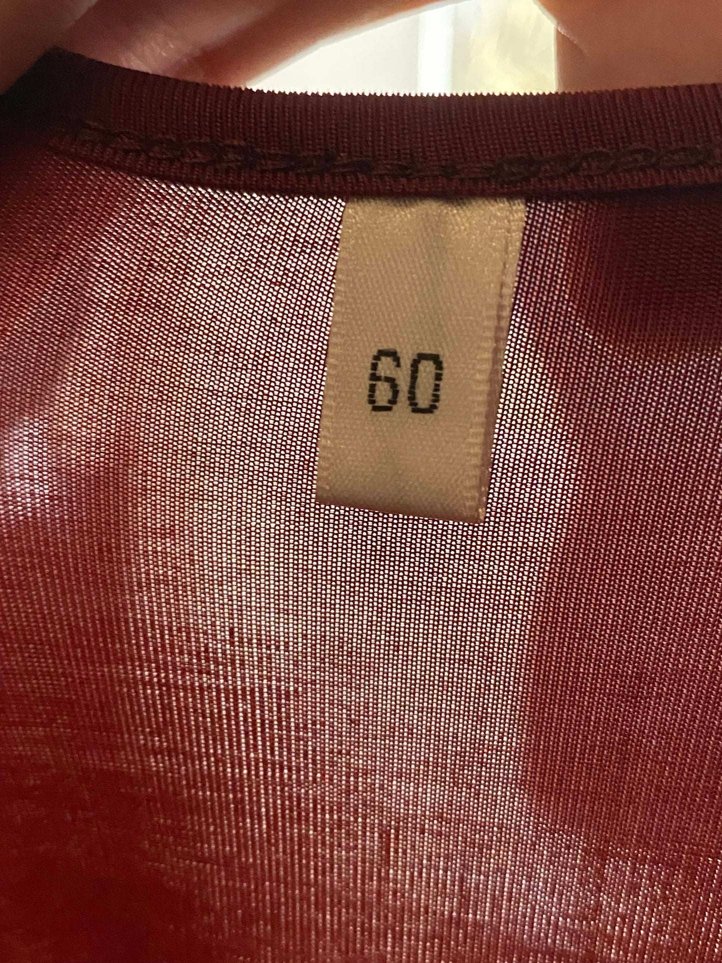 Maroon Inner Abaya Dress - Size 60