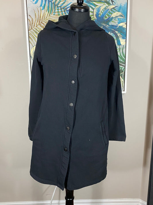 LC Wakiki Black Button Up Sweater - Size Small