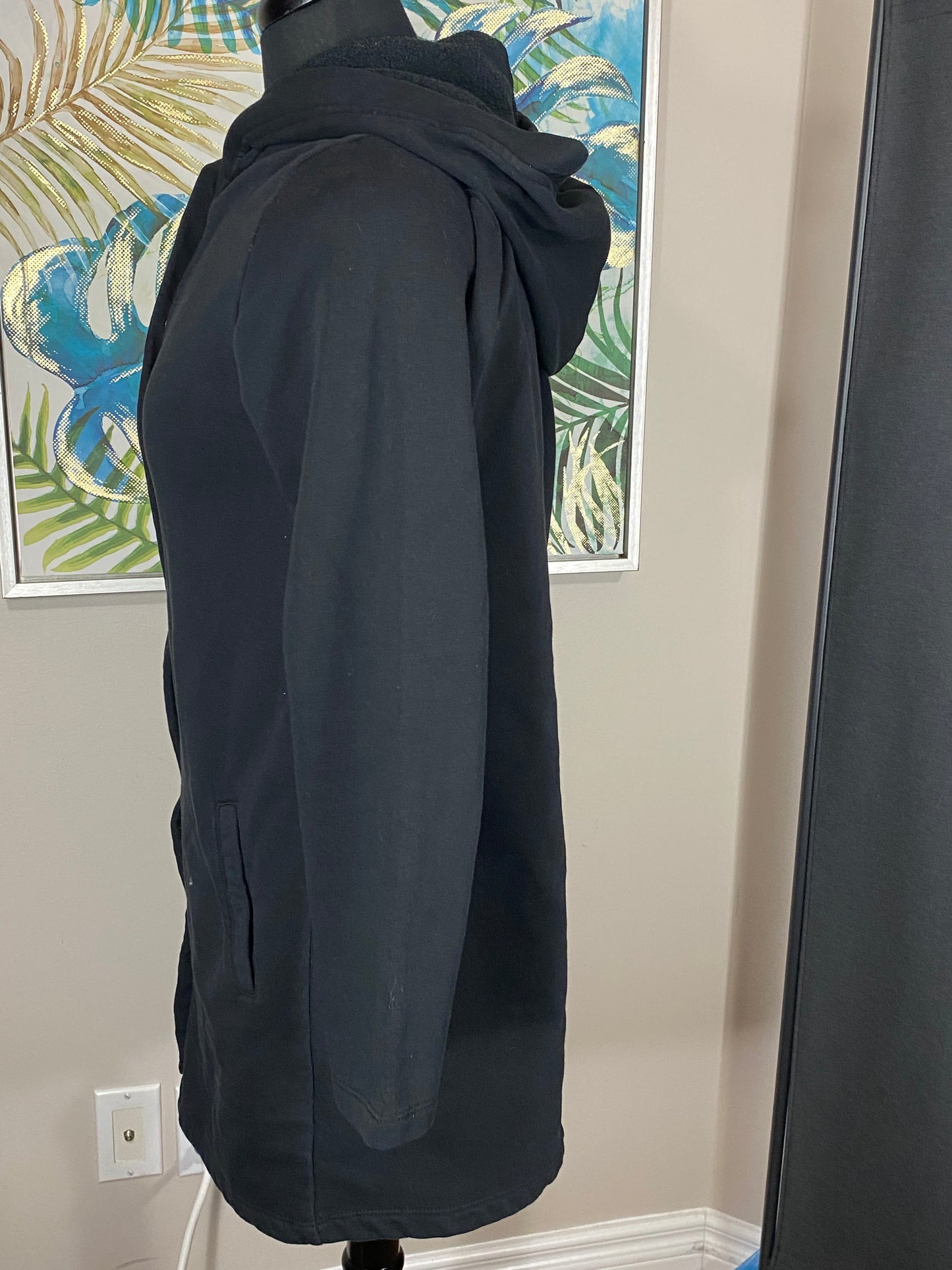 LC Wakiki Black Button Up Sweater - Size Small