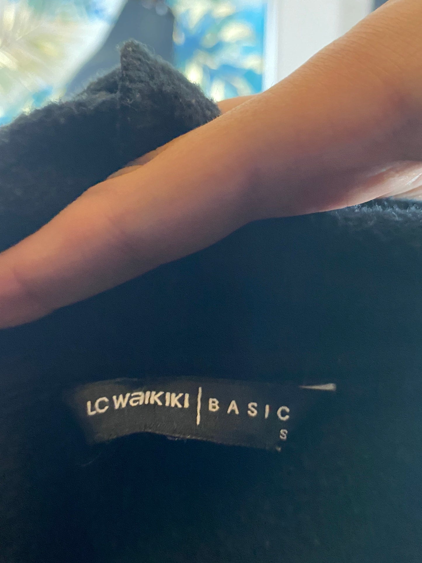 LC Wakiki Black Button Up Sweater - Size Small